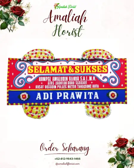 Papan Bunga Ucapan Selamat Eipumek